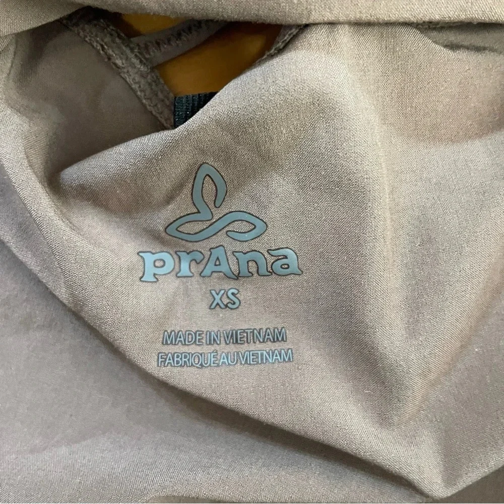 Prana Artic Air Tank in Weathered Wood Size XS Strappy back yoga activewear
